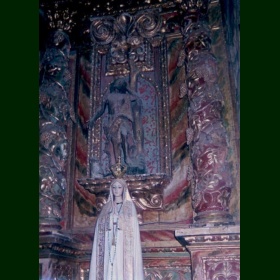Igrexa de Santa Uxía de Eiras, retablo, canle dereita